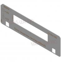 Вставка для шаблона Солдатова «Тело защёлки сантехнической 165х20 под 20_12»